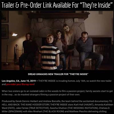 Trailer & Pre-Order Link Available For “They’re Inside”